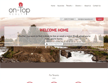 Tablet Screenshot of on-toprealty.com